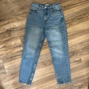 Zara Blue Mom Fit Jeans